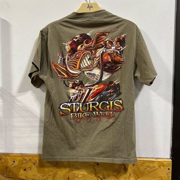 Sturgis Bike Week 2007 Men's Gray Graphic T-Shirt M - Picture 1 of 5